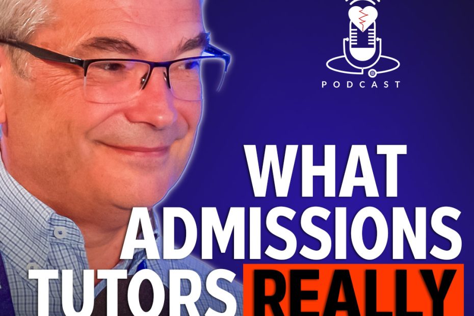 Medical School Admissions podcast featuring Professor Derek Ward discussing what admissions tutors really look for in future medical students.